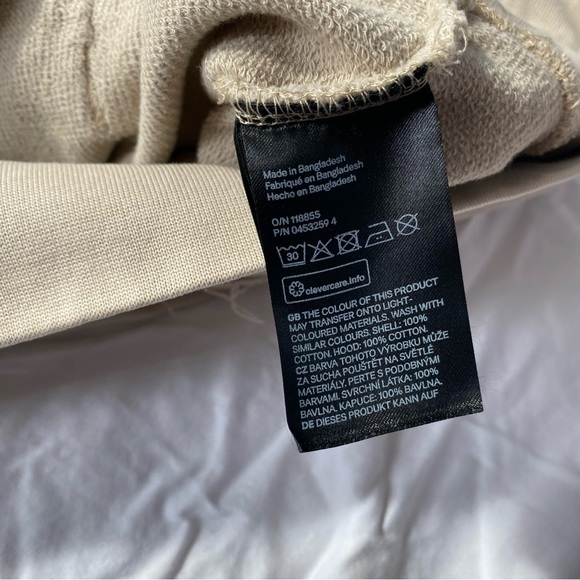 H&M Men’s Beige Hoodie - Picture 3 of 4